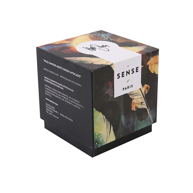 Matte Custom Candle Packaging Gift Paper Boxes with Logo
