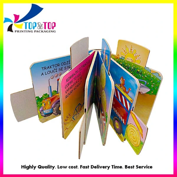 Factory Custom Full Color Hardcover Pull Tab Children Story Book Printing