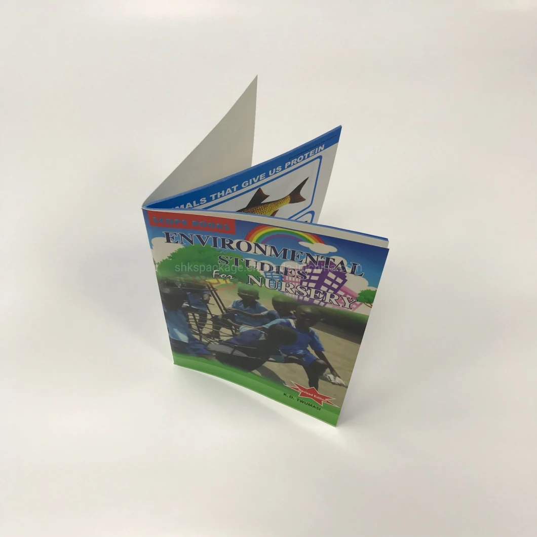 Printing Service for Children Book 4c/4c Gloss Lamination Softcover with Saddle Stitch
