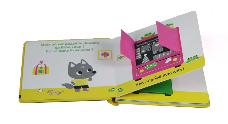 Custom Printing Die Cutting Child Book Children Educational Board Book