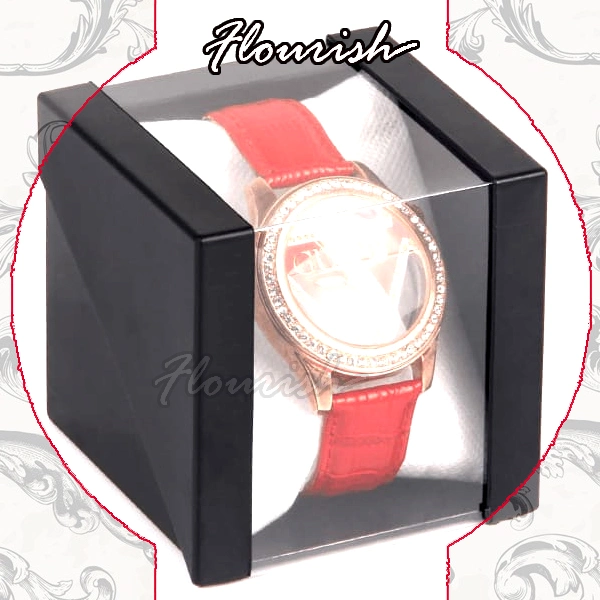 Fashionable New Design Rigid Cardboard Watch Packaging Display and Storage Paper Box with Window