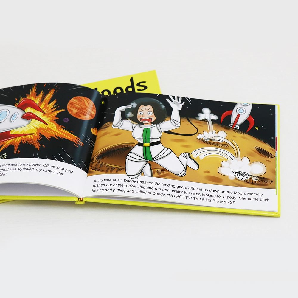 OEM Cartoon Cardboard Printing Baby Memory School Book