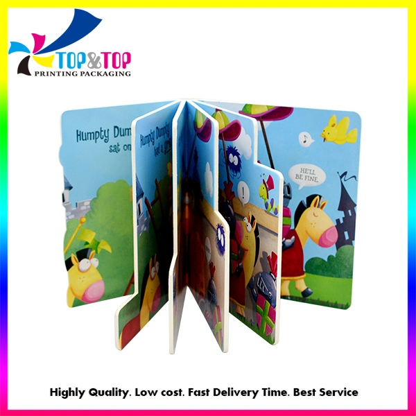 Die Cut Shape Book Printing Cardboard Children English Story Board Books Educational Books