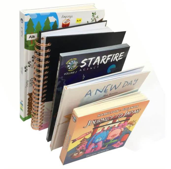 Color Paper Offset Notebook Children Hardcover Board Book Printing Services