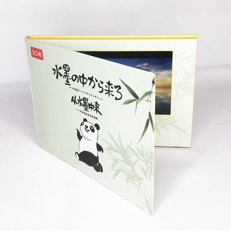 Supplier LCD Corporate Video Greeting Card Video Manual Printing Book