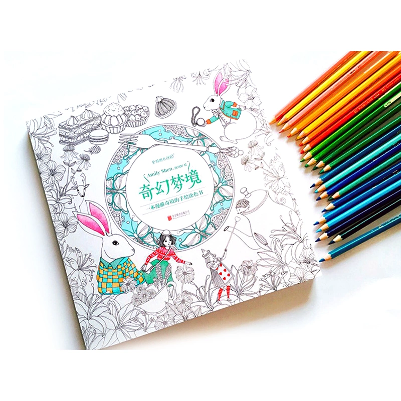 DIY Coloring Comic Book Toy for Kids Educational Learning Toy Drawing Doodling Book of Secret Garden with Storyline for Children Baby Boys Girls Perfect