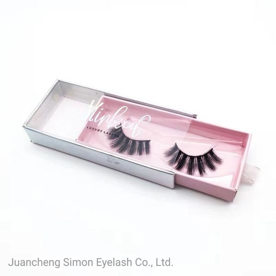 Wholesale Private Label Logo Lash 25mm 3D Mink False Eyelash Vendor with Private Box Custom Packaging