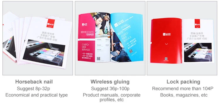 Custom Printing Company Profile Folding Paper Brochure Printing