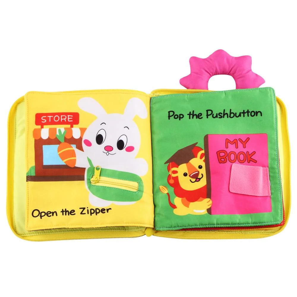 Super Soft Baby Cloth Book, Tear Not Rag Book