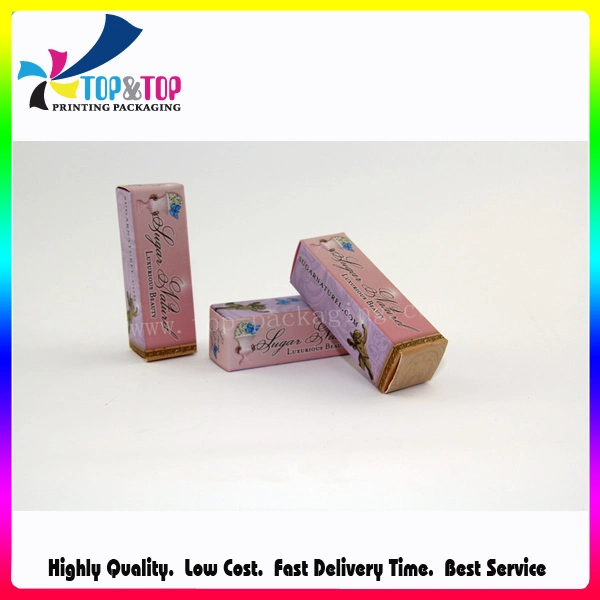 Cmyk Printing Lipstick Packaging Coated Paper Small Paper Cosmetic Box