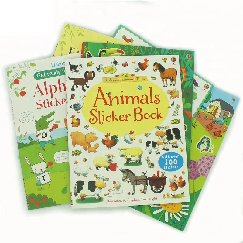 Drawing Sticker Book Printing Kids Activity Cartoon Sticker Book
