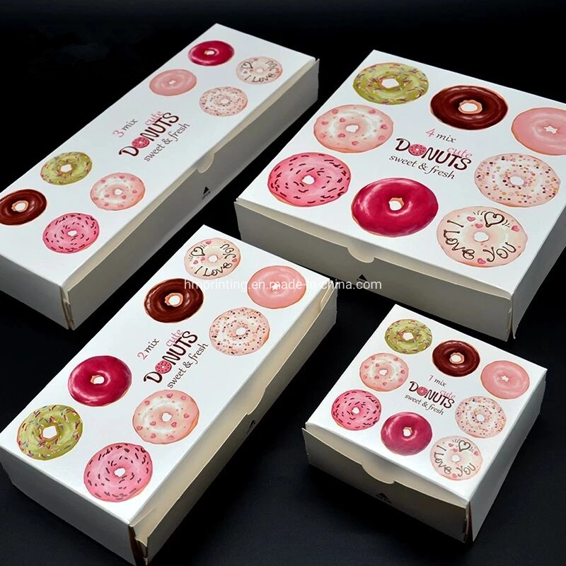 Custom Snack Box Packaging Food Grade Cardboard Box with Full Color Printing