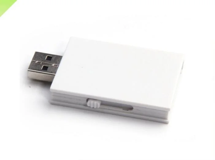 Customized White Book Magazine USB Flash Memory Stick Pen Drive