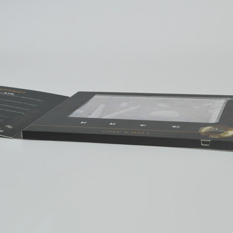 Customized 7 Inch LCD Video Display Printing Book Greeting Manual Brochure
