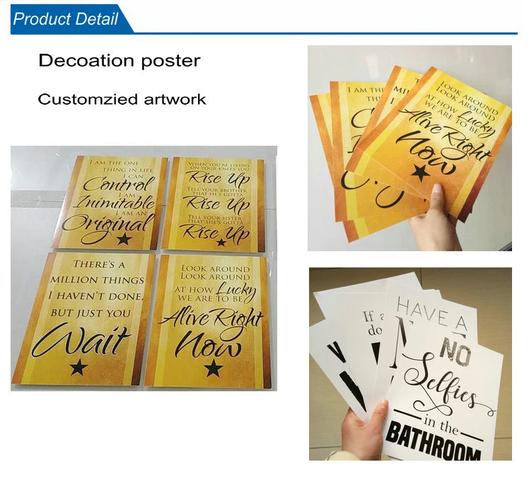 Factory Custom Design Posters A1 A2 A3 A4 Poster Printing
