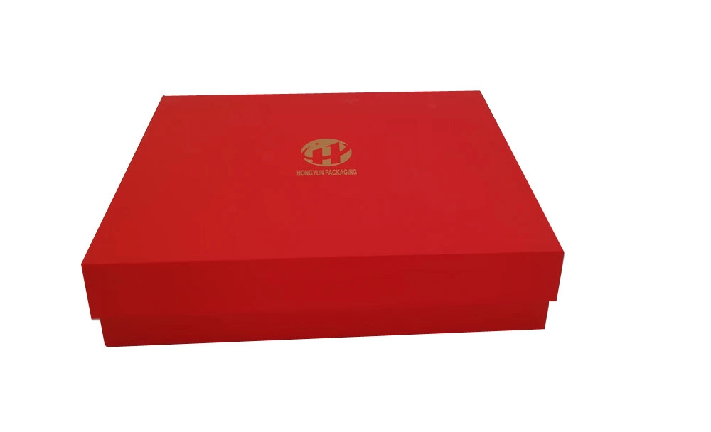 Wholesale Custom Logo Packaging Box Red Gift Box Printing for Retail