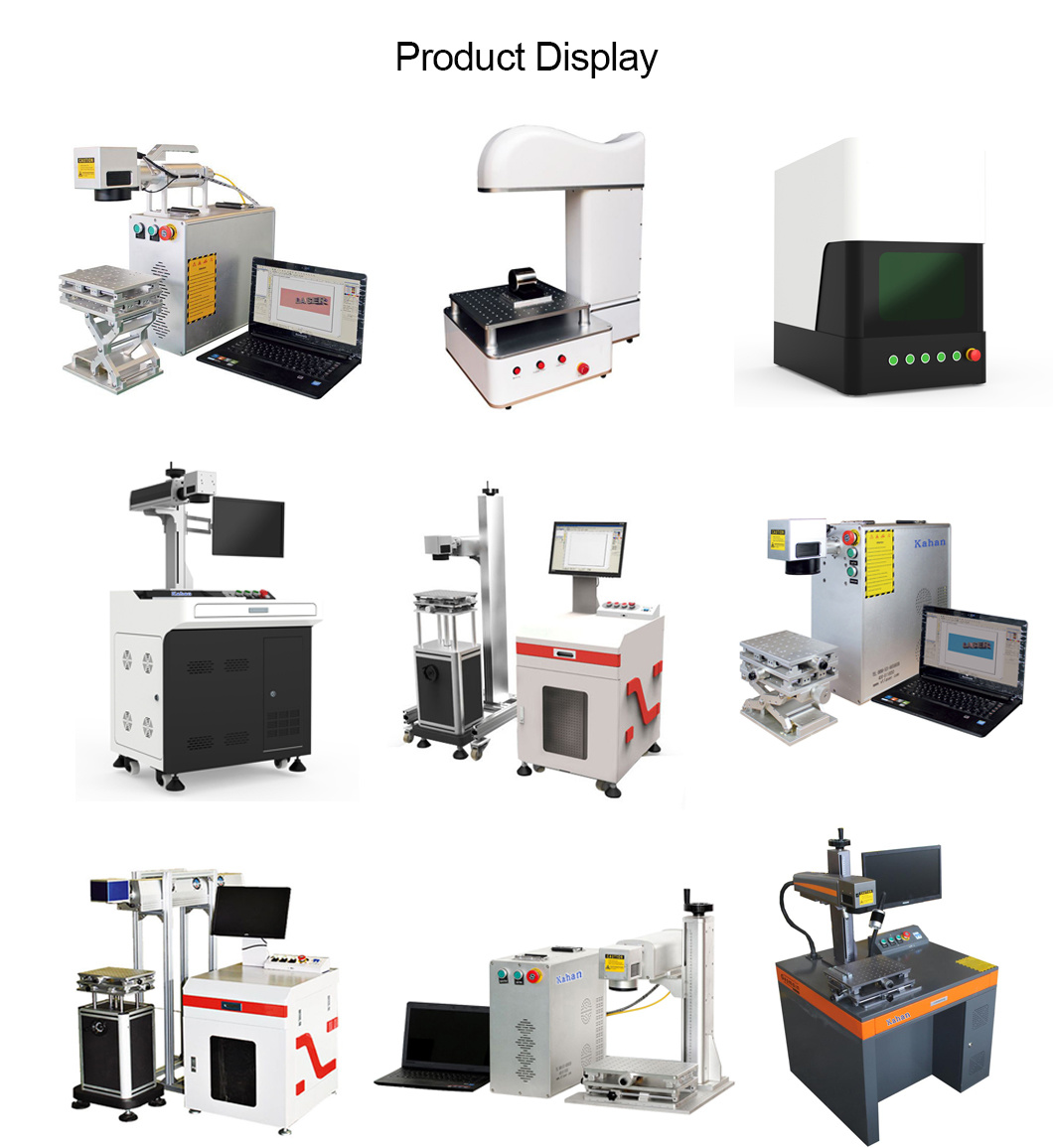 CNC Fiber Laser Marking Machine Logo Printing Machine for Stainless Steel, PVC, Iron, Metals, Namecard, Al with 20W 30W 50W Metal Marker Engraving Equipment