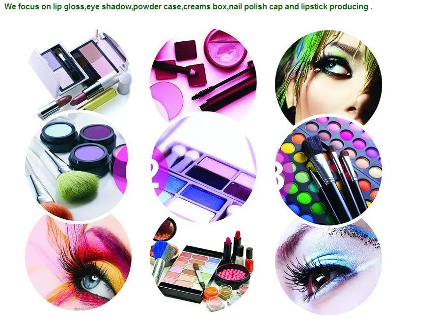 Hot Sale Plasitc Cosmetic Gift Make up Packaging Plastic Eye Shadow Palette Case Compact
