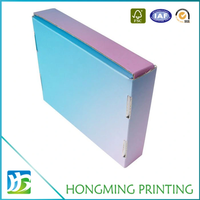 Custom Logo Printing E Flute Corrugated Box for Clothes Packaging