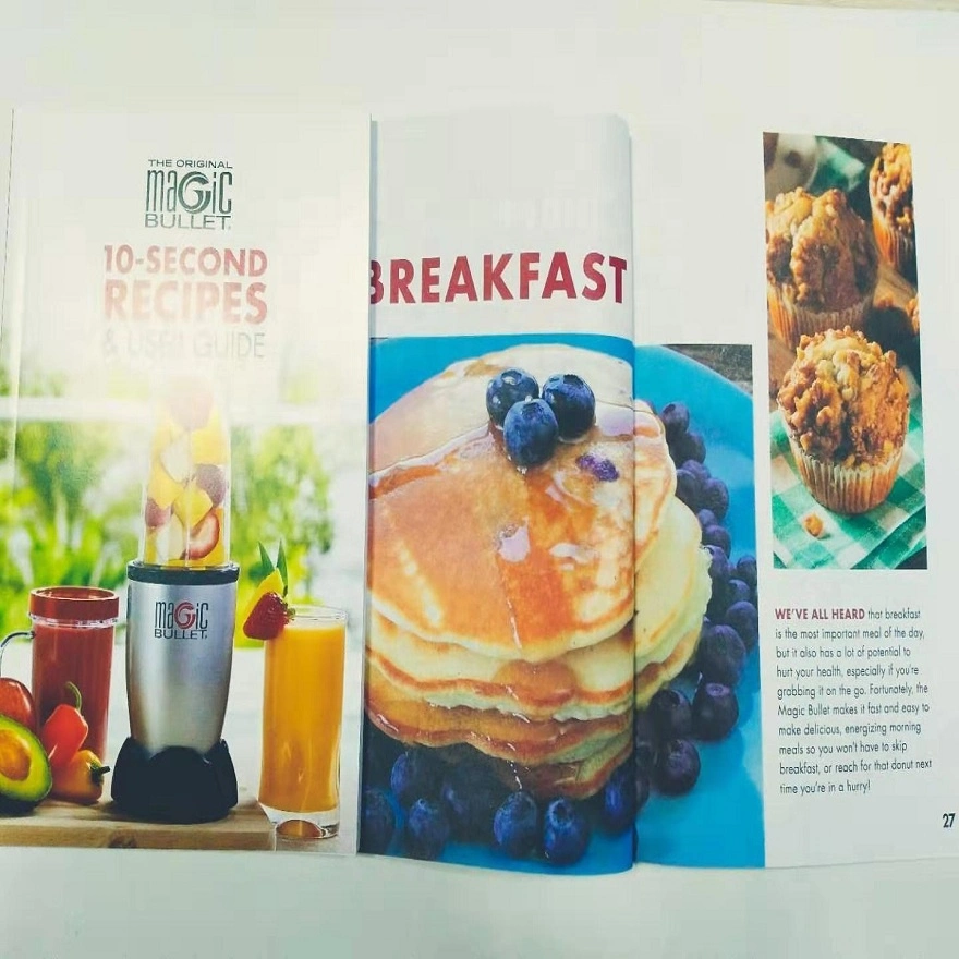 Art Paper Food Menu Cooking Book Recipe Printing