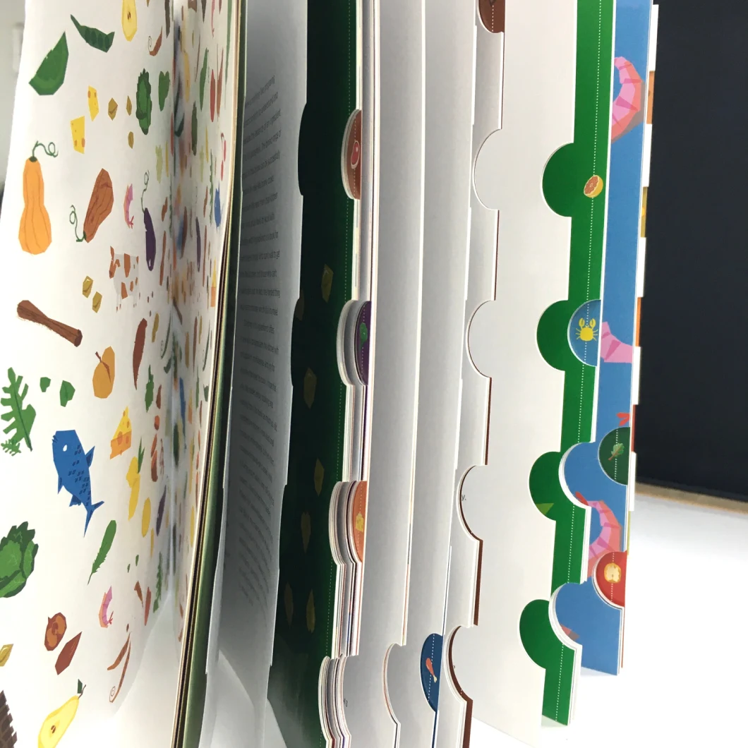 Customized Hardcover Story Book Printing Sewing Binding Child Book Printing Die-Cutting Printing