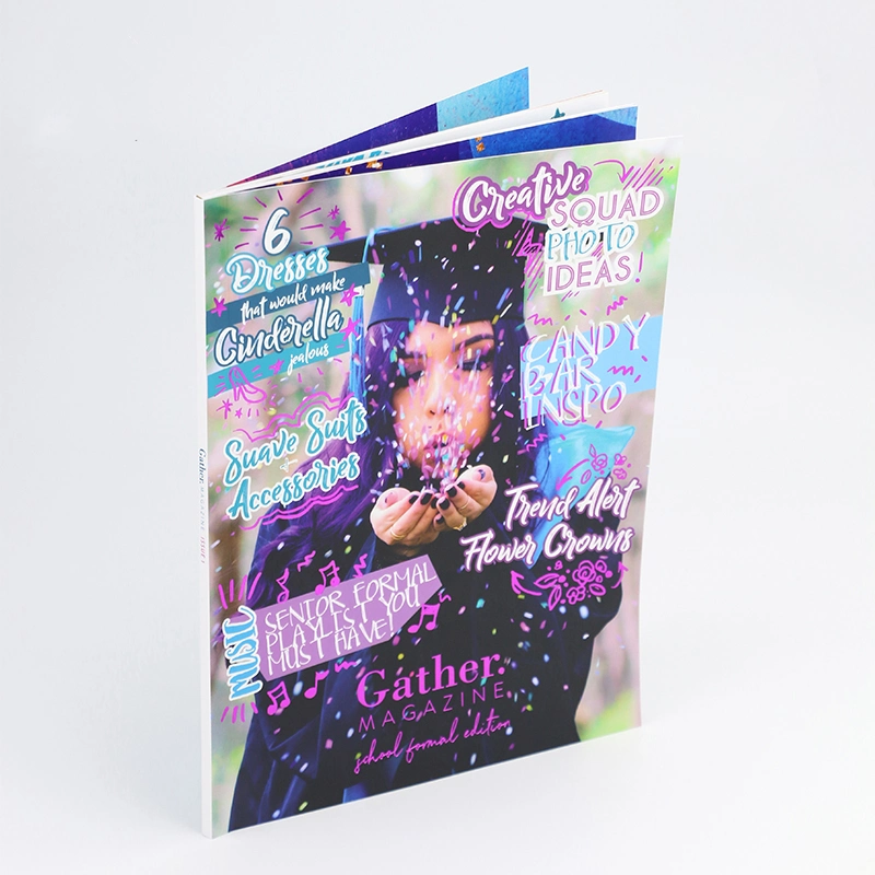 Customized Color Recyclable Paper Cheap Magazine Printing