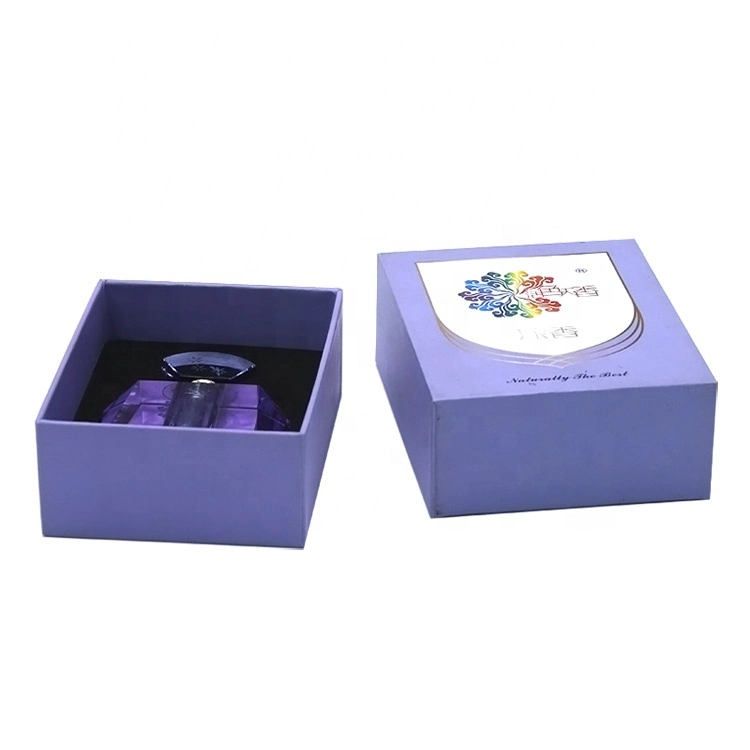 Luxury Custom Printed High Quality Cosmetic Shipping Paper Base and Lid Box for Perfume Packaging