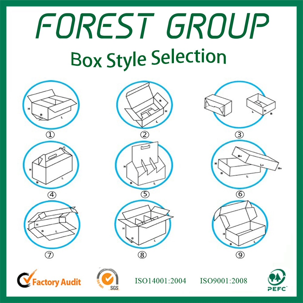 Eco Friendly Custom Kraft Corrugated Paper Mailer Packaging Box Printing