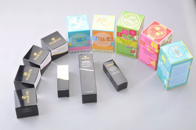 Cosmetic Cheap Colorful Skincare/Skin Care/Makeup Folding Gift Box with Logo, Art Paper Packaging Box
