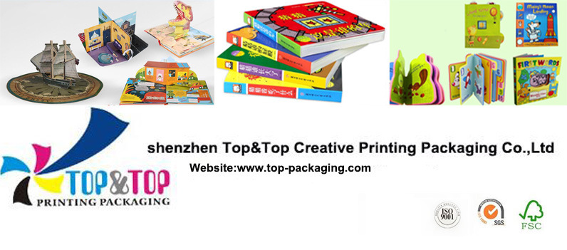 Paper Board 3D Children Book Printing / Hardcover Pop-up Book Top Quality Cheap Price