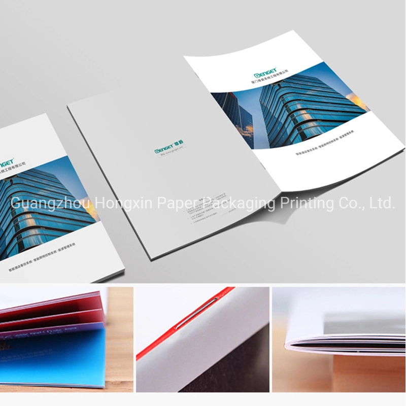 New Saddle Stitched Customized Booklet Catalog Printing Colour Folding Brochure Sample