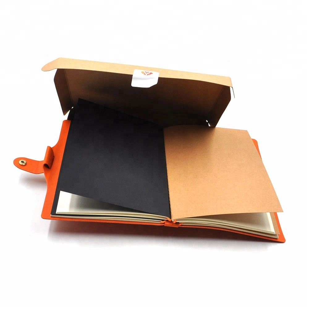 Custom Handmade Vintage Genuine Leather Cover Bound Planner Notebook Printing