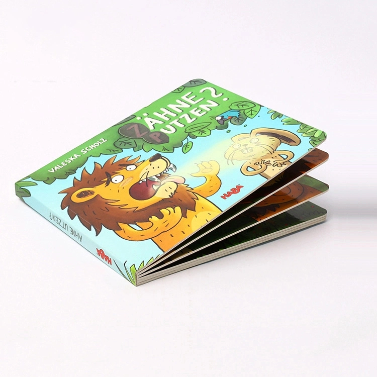 Manufacture Hard Cover Cartoon Leather Binding Art Paper Matte Two Side Offset Paper Book Print Service