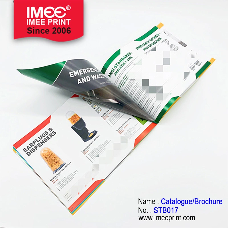 Imee Custom A3 Leaflet Catalogue Booklet Laminated Folding Brochure Printing Service
