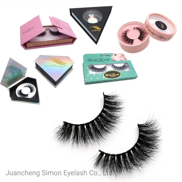 Wholesale Private Label Logo Lash 25mm 3D Mink False Eyelash Vendor with Private Box Custom Packaging