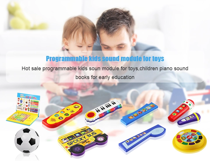 Colorful Children Educational English Toy Funny Music Story Book Printing