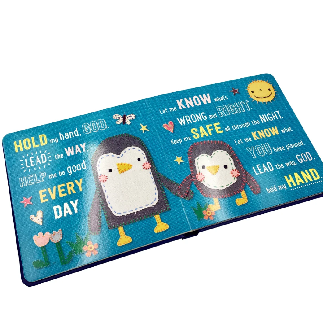Children Board Book Printing Services Hardcover Design Full Colour Pages Inside Durable Binding