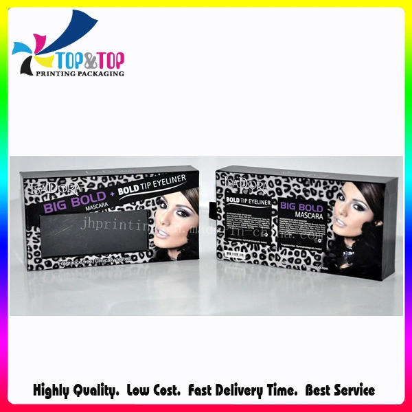 Wholesale Promotional Cheap Custom Printed Small Flat Cosmetic Card Paper Packaging Box