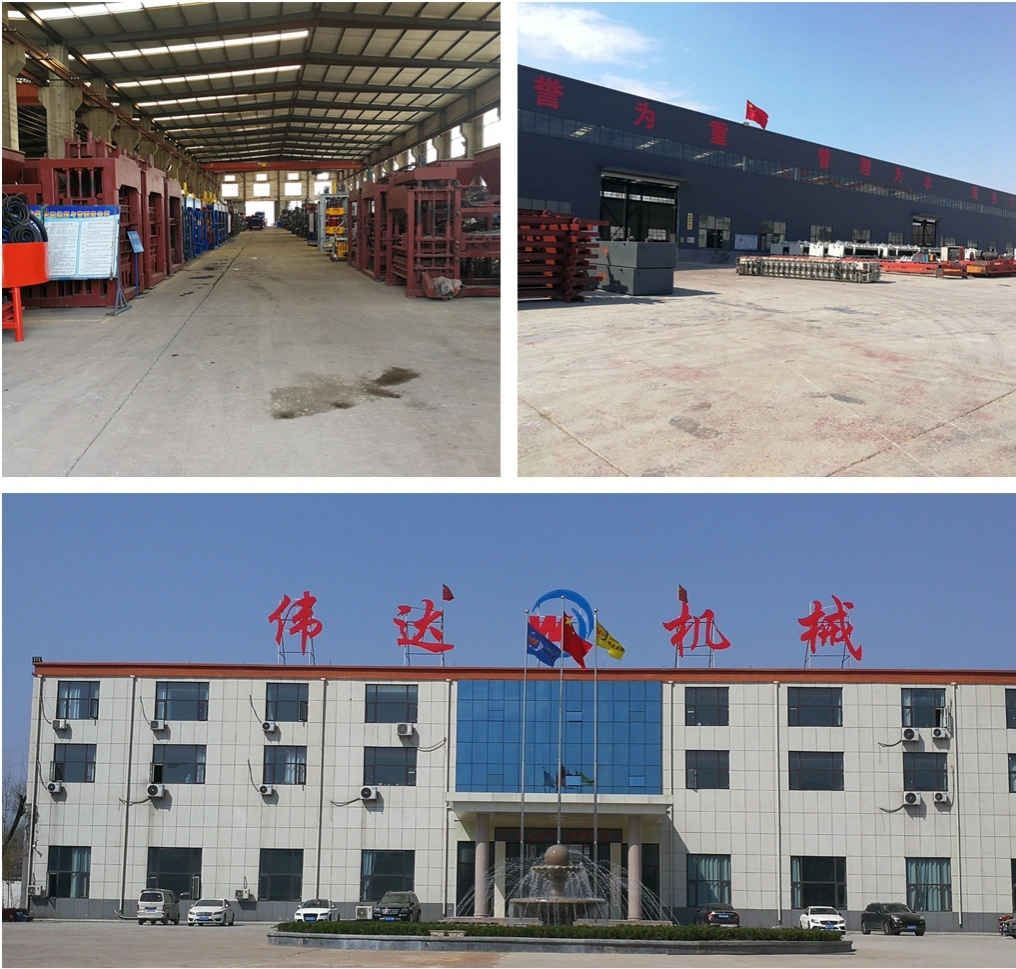 Big Scale Full Automatic Hydraulic Hollow Paving Concrete Block Brick Making Production Line