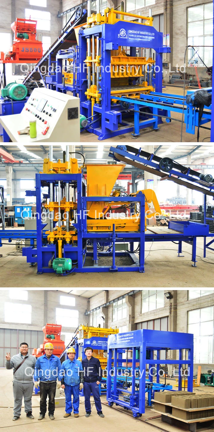 Qt5-15 Automatic Brick Machine Concrete Block Machina Clay Brick Making Machine Brick Machinery