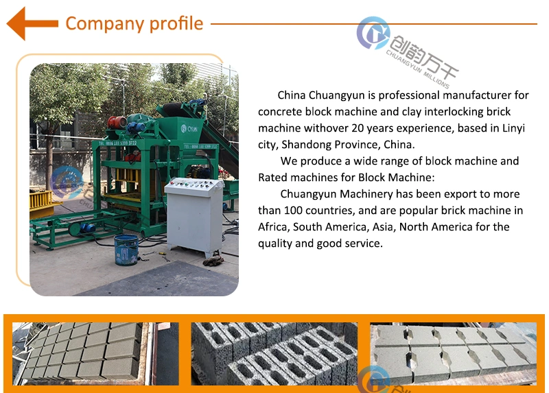 Qt 4-25 Semi Auto Block Making Machine Cement Solid Block Making Machine Building Block Making Machine