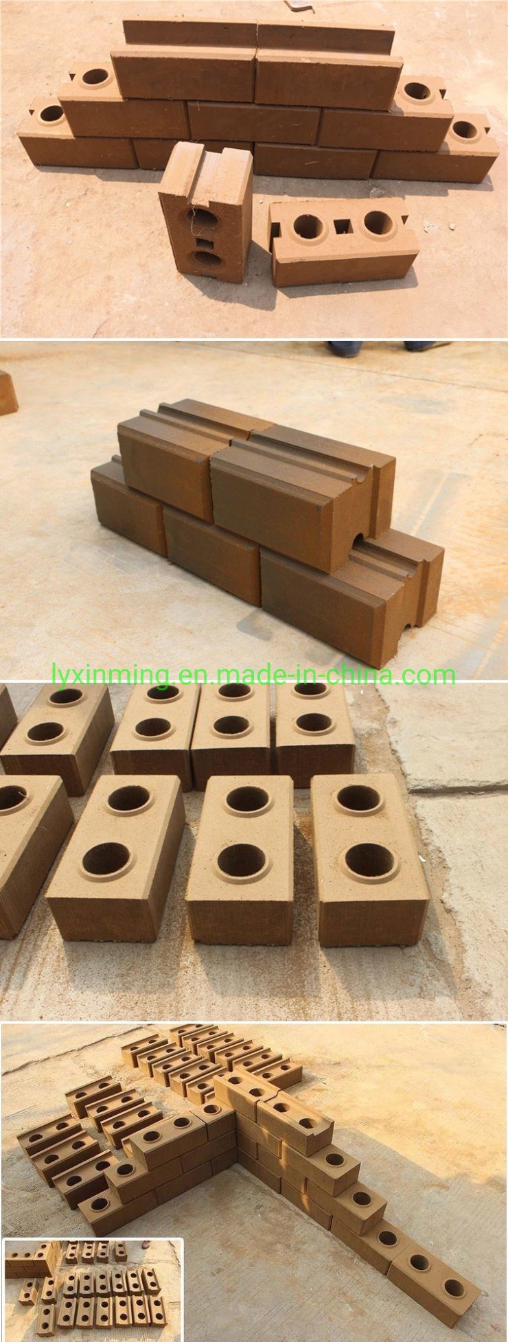 Semi-Automatic Xm2-25 Soil Hollow Block Making Machine Construction Interlocking Brick Machine with ISO Standard