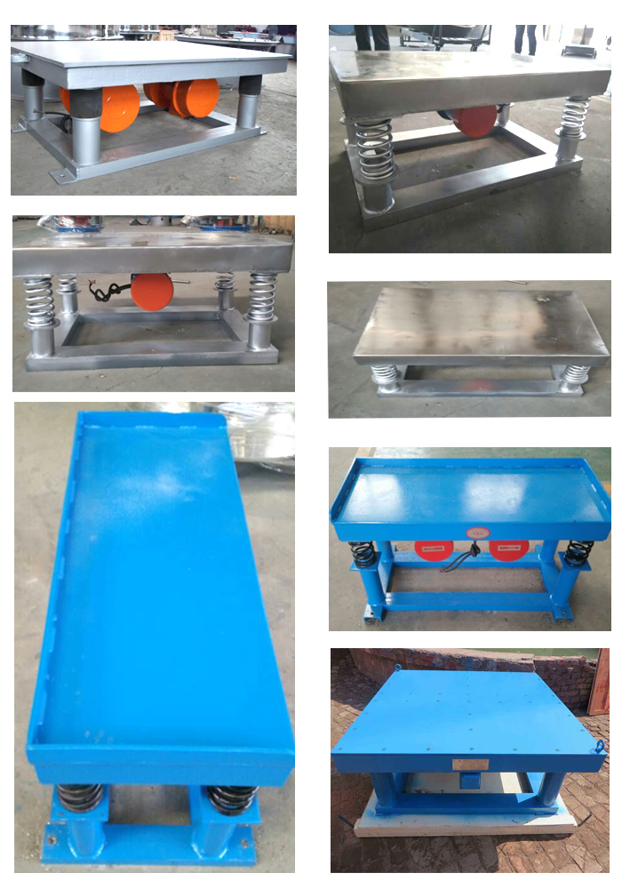 Amplitude Adjusted From 2-5mm Mineral Vibrating Table for Concrete Paver