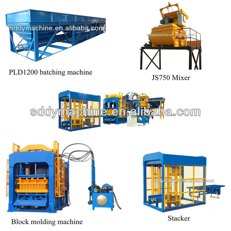 Qt8-15 Automatic Block Making Machine and Hydraulic Press Brick Machine