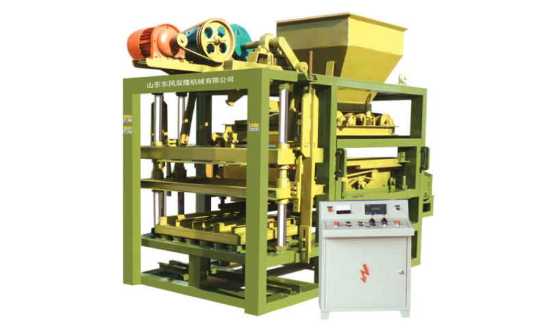 Qt4-25 Solid Concrete Block Machines for Hollow Blocks and Solid Blocks