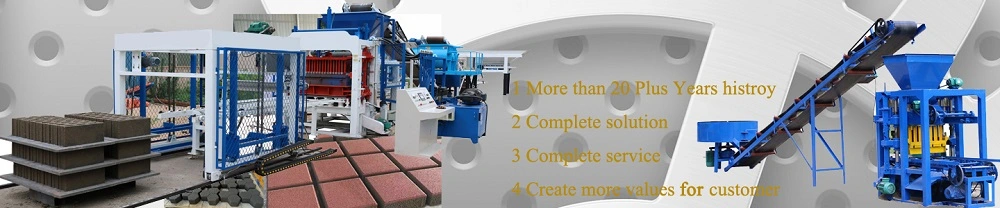 Qingdao Hf Automatic Hydraulic Block Machine Production Line Building Vibropress Block Machine Hollow Block Machinery Plant