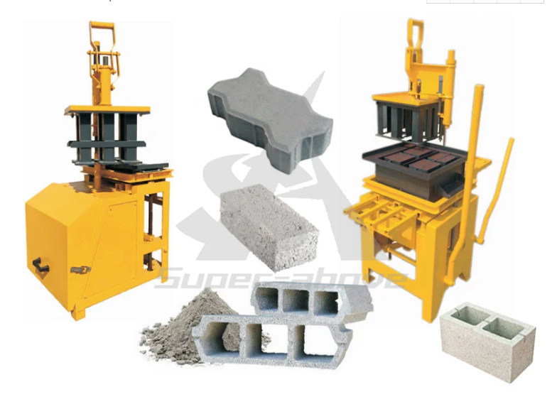 Manual Concrete Block Making Machine/Semi Automatic