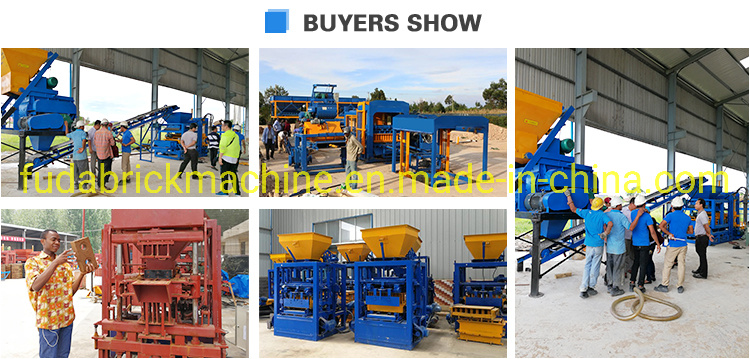 Fully Automatic Hydraulic Concrete Hollow Paving Paver Brick Cheap Hydraulic Building Pressure Cement Block Making Machine