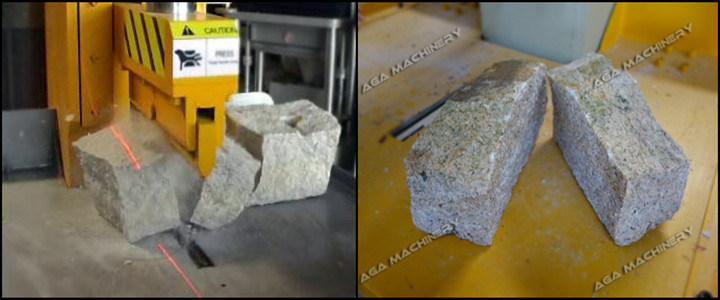 Hydraulic Stone Crusher Machine Splitting Granite/Marble Cubic