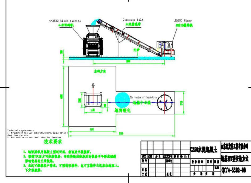Construction Machinery Qtj4-40 Block Molding Machine Brick Making Machine Price